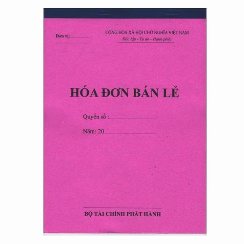 Hóa đơn bán lẻ nhỏ