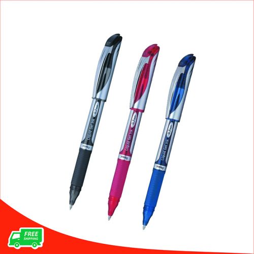 Bút ký nét 0,7mm Pentel BL57, thân nhựa, cao su mềm, nắp cài
