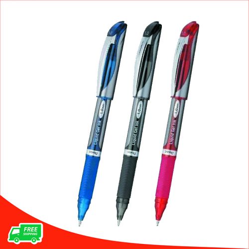 Bút ký nét 1,0mm Pentel BL60, thân nhựa, cao su mềm, nắp cài