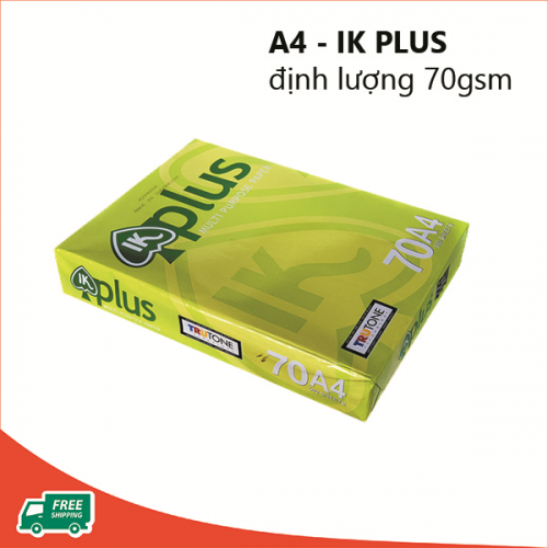 Giấy A4 IK Plus ĐL 70gsm