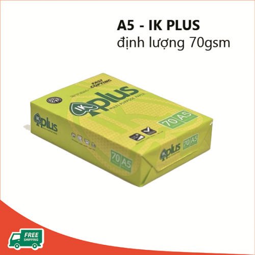 Giấy A5 IK Plus ĐL 70gsm