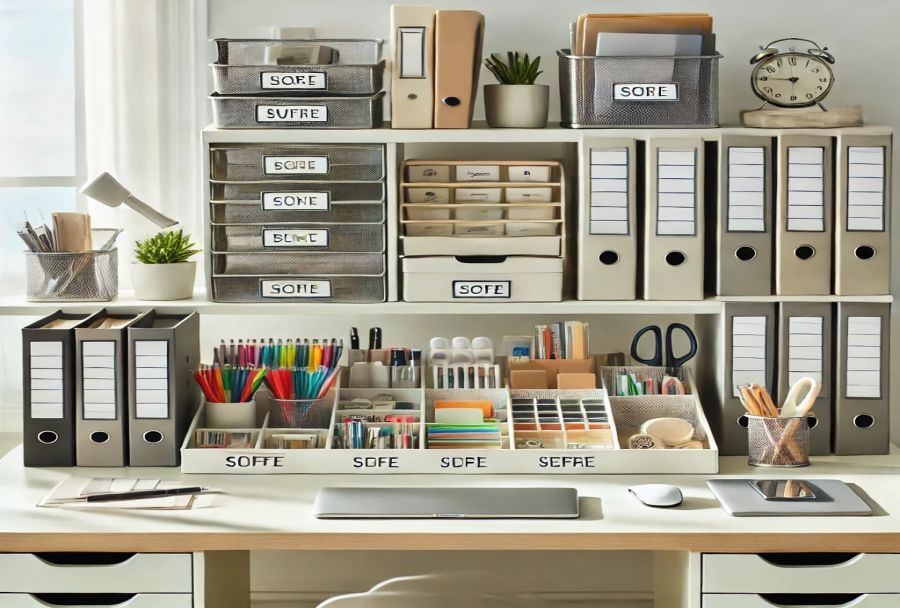Sắp xếp và tổ chức văn phòng phẩm hiệu quả Sắp xếp và tổ chức văn phòng phẩm hiệu quả