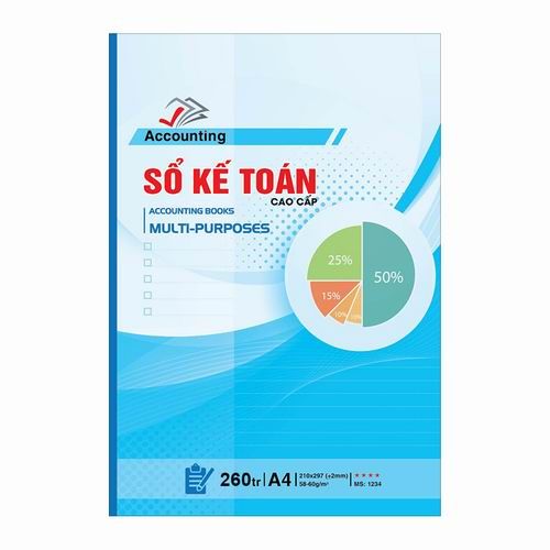 Sổ kế toán tổng hợp Hải Tiến - 260 trang (3552)