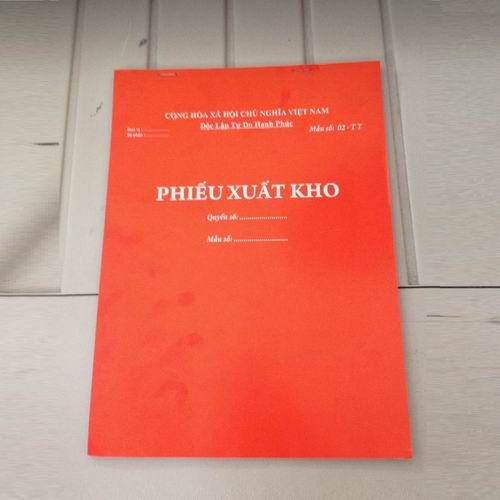 Phiếu xuất lớn giấy Cacbon 2 liên - khổ A4