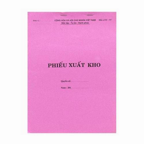 Phiếu xuất lớn loại 1