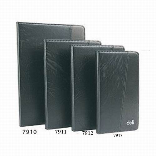 Sổ bìa da Deli 7912