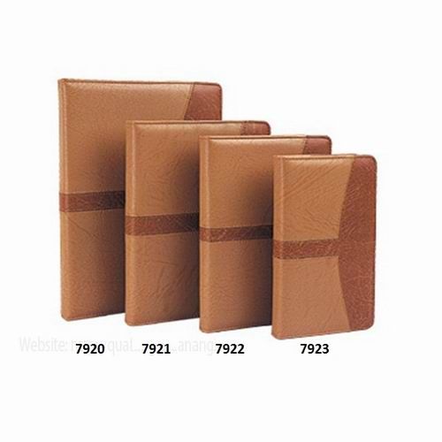 Sổ bìa da 10x18 Deli 7923 / 160 trang A6