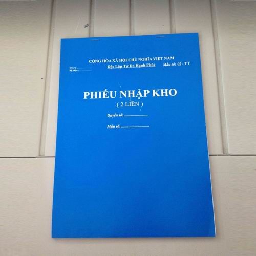 Phiếu nhập lớn giấy Cacbon 2 liên - khổ A4